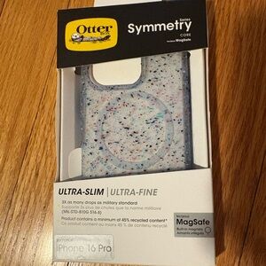 OtterBox Symmetry Series iPhone 16 Pro Case - Speckled Multicolor new $70 retail